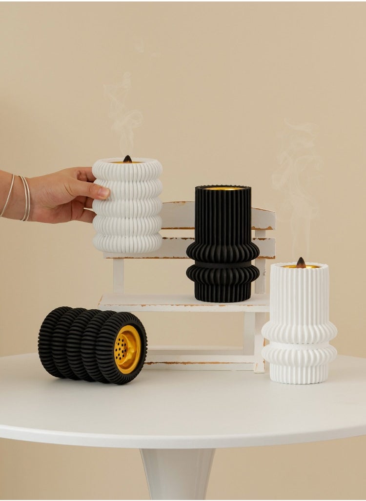 Incense burner Holder, home atmosphere decoration,Circular shape design，9.5*12cm