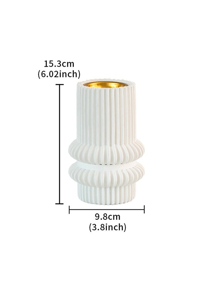 Incense burner Holder, home atmosphere decoration,Double circle shape design，9.8*15.3cm