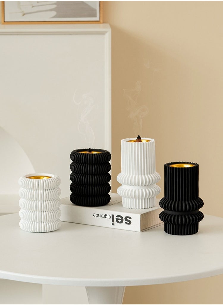 Incense burner Holder, home atmosphere decoration,Circular shape design，9.5*12cm