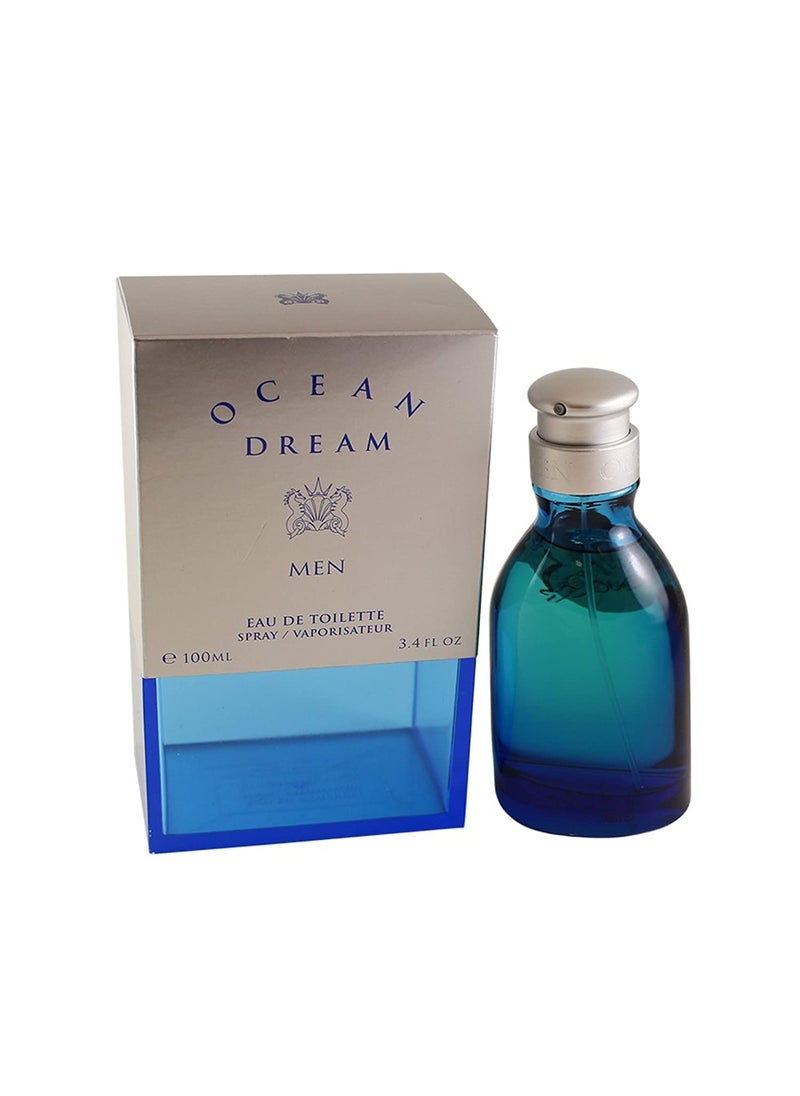Ocean Dream Ltd By Designer Parfums Ltd For Men. Eau De Toilette Spray 3.4 Ounces