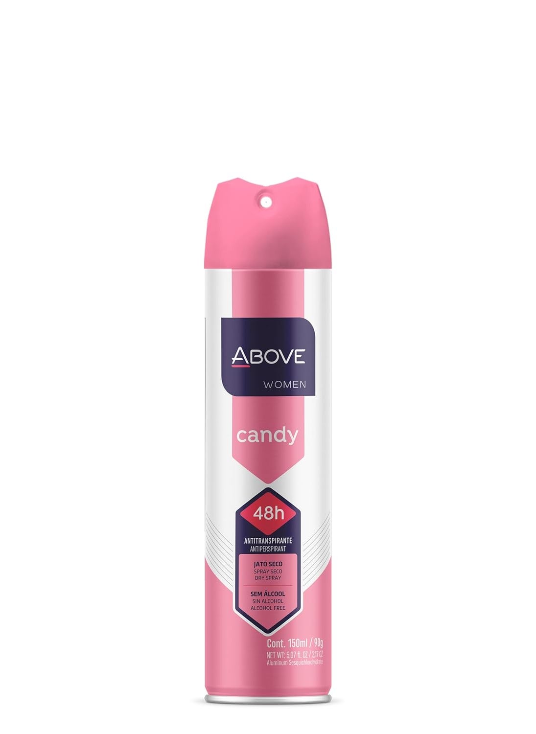 ABOVE 48 Hours Antiperspirant Deodorant, Candy, 3.17 oz - Dry Spray Deodorant for Women - Notes of Lime, Tangerine and Apricot - Antiperspirant Spray