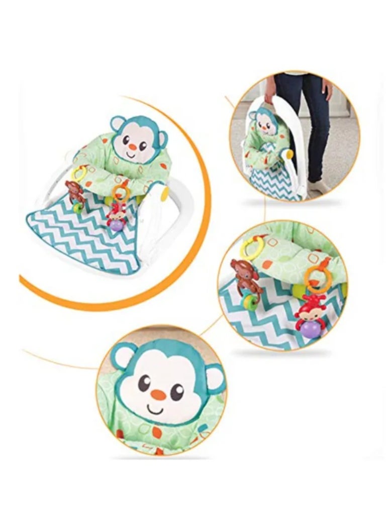 Portable baby floor seat