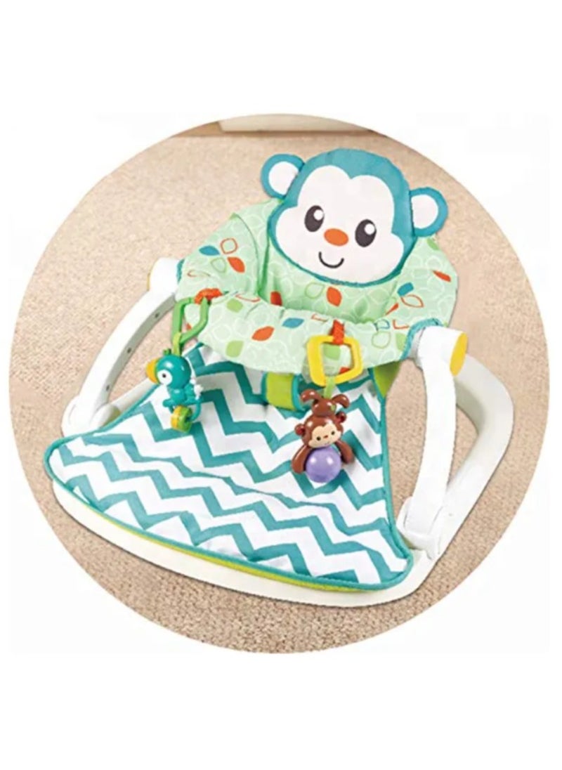 Portable baby floor seat