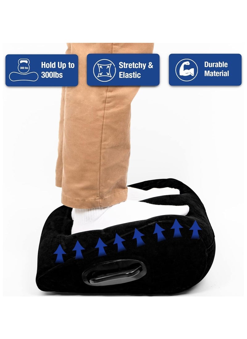 Leg Positioner Pillow - Enhance Comfort with Inflatable Pillow for Leg Elevation - Portable Cushion Body Pillow for Sleeping, Bed, Sofa, Travel, and Camping