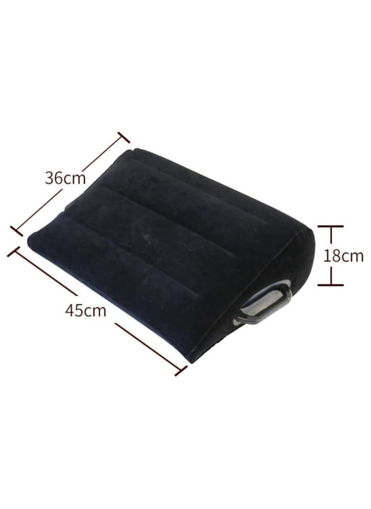 Leg Positioner Pillow - Enhance Comfort with Inflatable Pillow for Leg Elevation - Portable Cushion Body Pillow for Sleeping, Bed, Sofa, Travel, and Camping