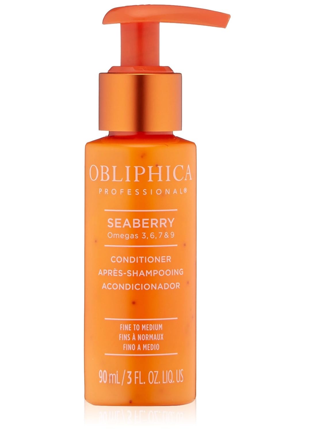 Obliphica Seaberry Conditioner for Fine  Medium Hair  Frizz Free Nourished and Damaged Repaired Hair  Hair Mask  Treatment for Dry Hair and Growth  3 Ounce