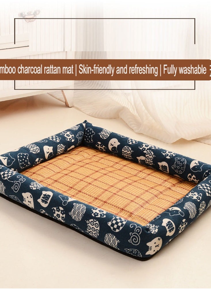Cooling Summer Pet Bed – Ice Pad for Small & Medium Dogs and Cats, Breathable Cooling Mat for All-Season Comfort