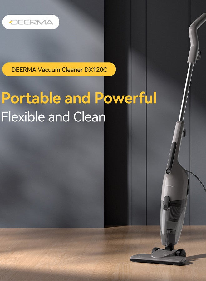 Portable Handheld Vacuum Cleaner – Powerful Suction, Lightweight & Cordless Design, Rechargeable Battery, High-Efficiency Filtration, Easy to Use for Home, Car, and Office Cleaning DX120C-Black 600 W DX120C Black
