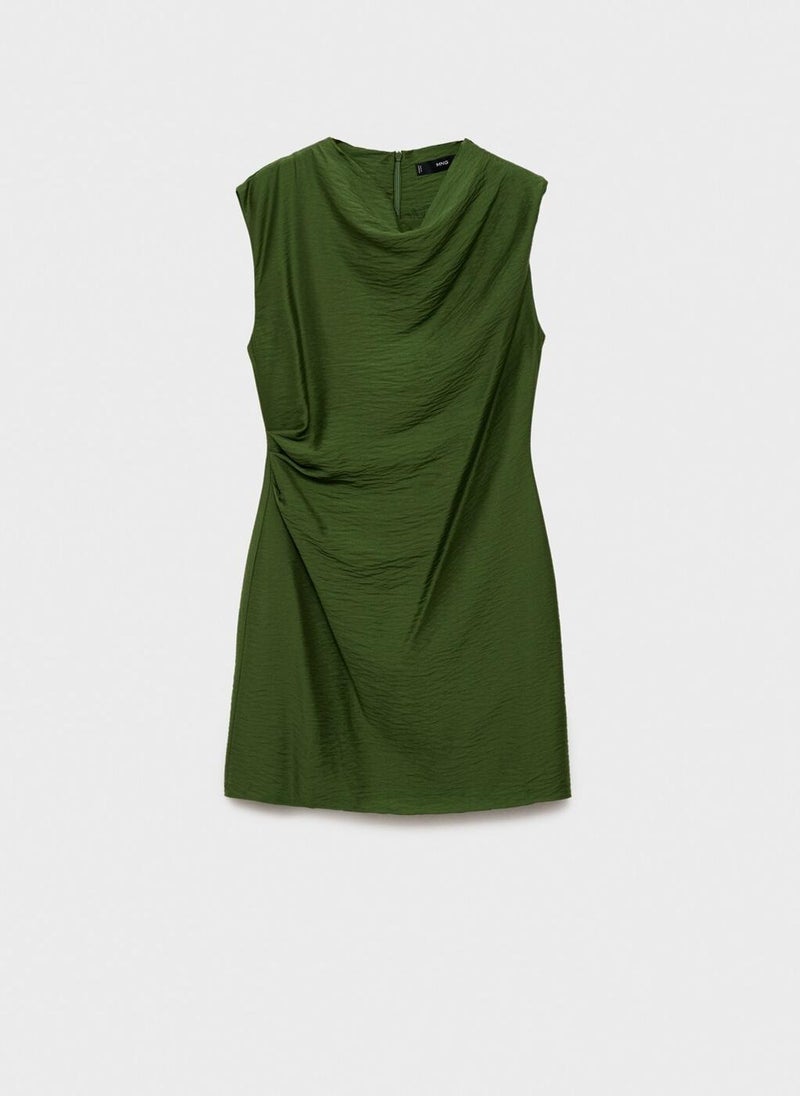 Draped Texture Dress