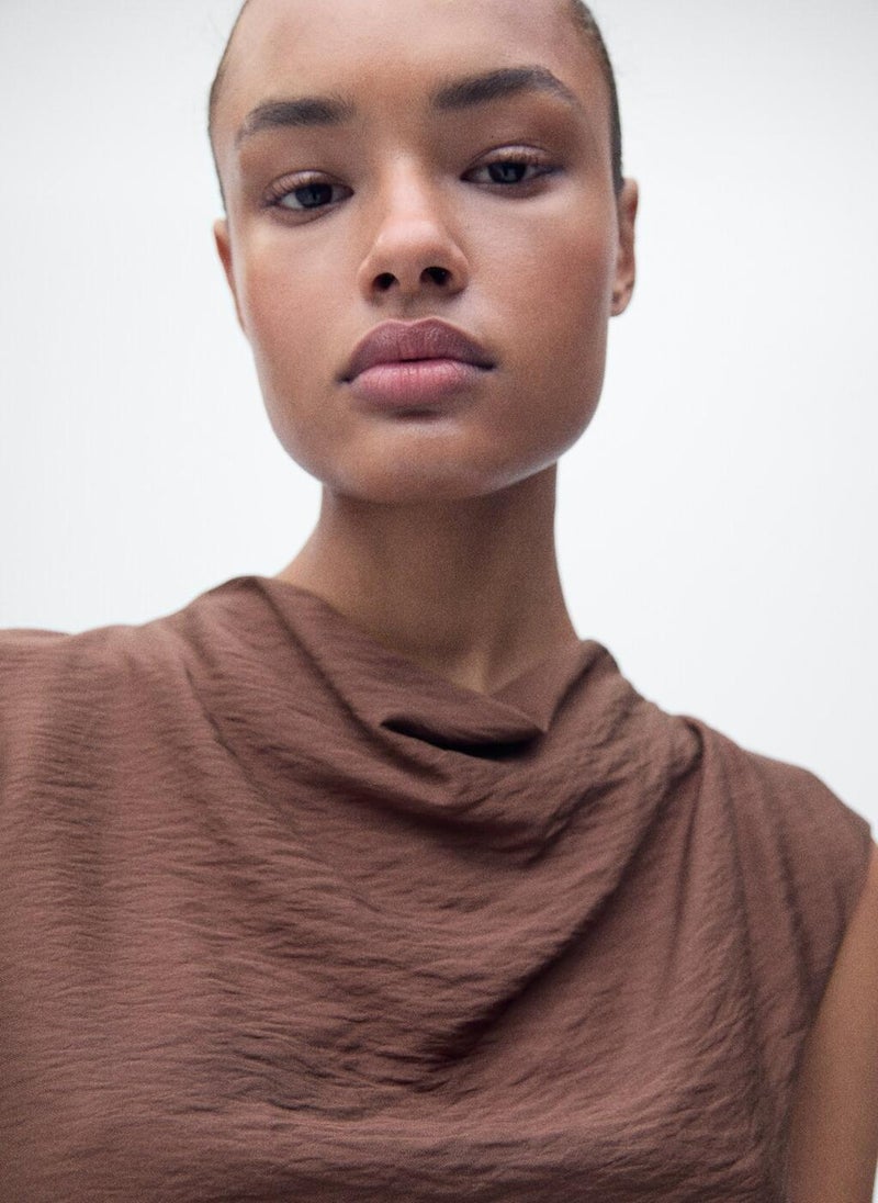 Draped Texture Dress