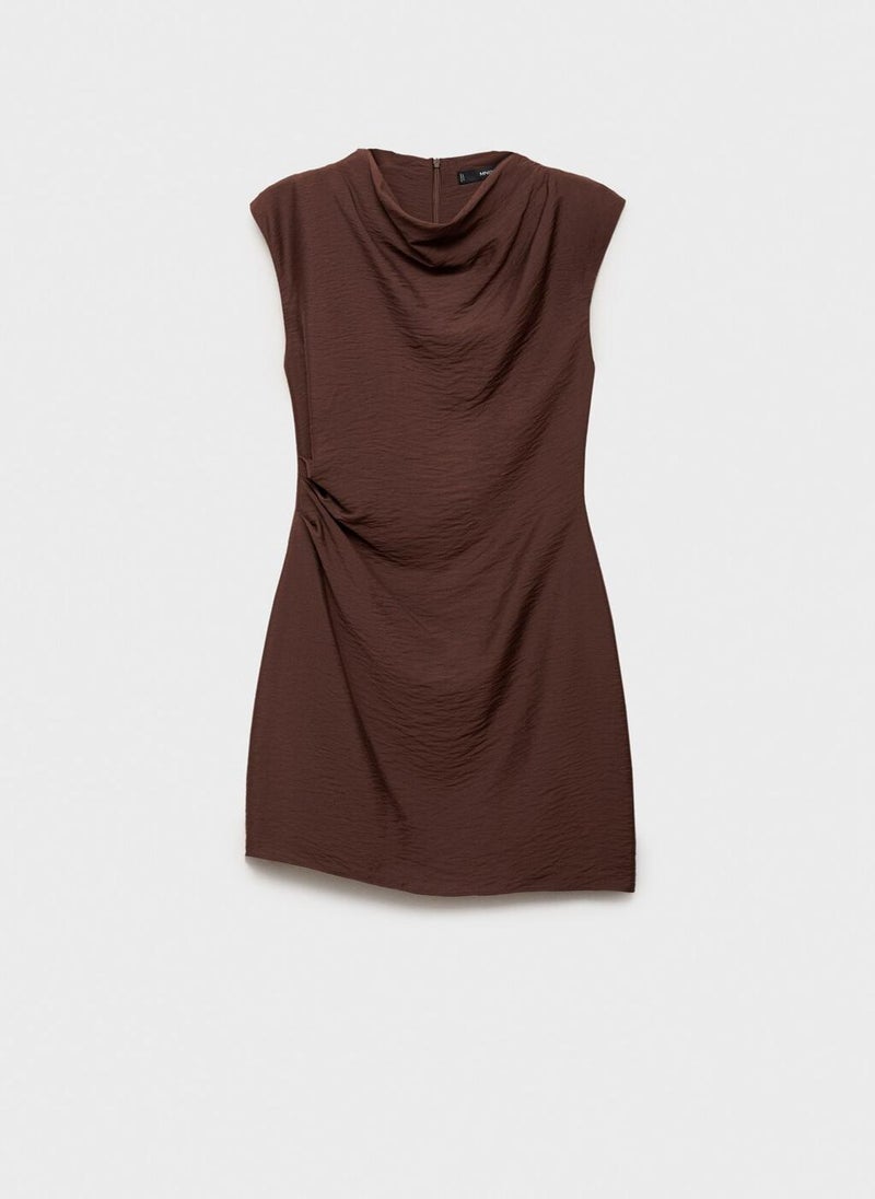 Draped Texture Dress
