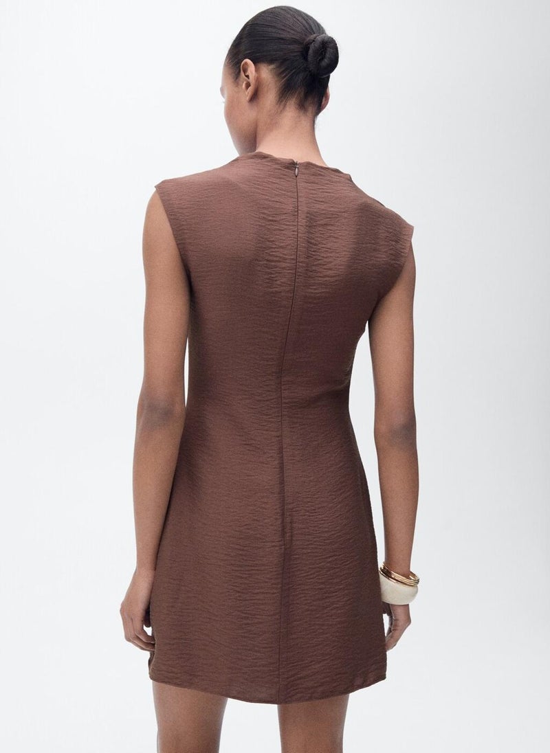 Draped Texture Dress