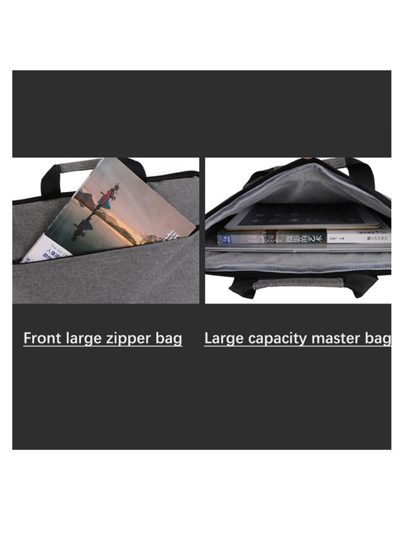 Strapless Laptop Sleeve,15.6 Inch Water Resistant Durable Computer Carrying Case,15.6 inch for HP, Dell, Acer Aspire, Asus Notebook, Laptop Protective Case with Pocket,Handle（Pink）