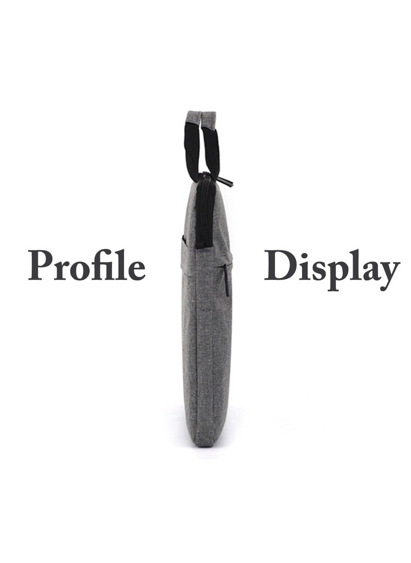 Strapless Laptop Sleeve,15.6 Inch Water Resistant Durable Computer Carrying Case,15.6 inch for HP, Dell, Acer Aspire, Asus Notebook, Laptop Protective Case with Pocket,Handle（Pink）