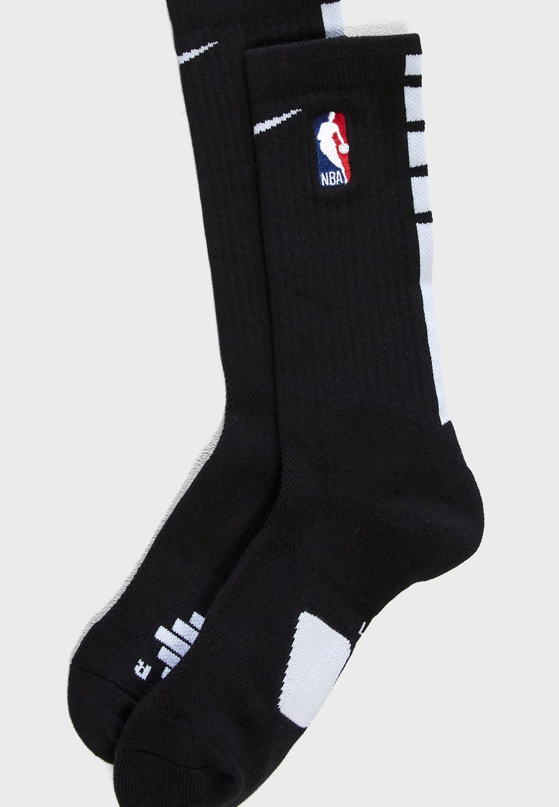 Nba Elite Crew Socks Black