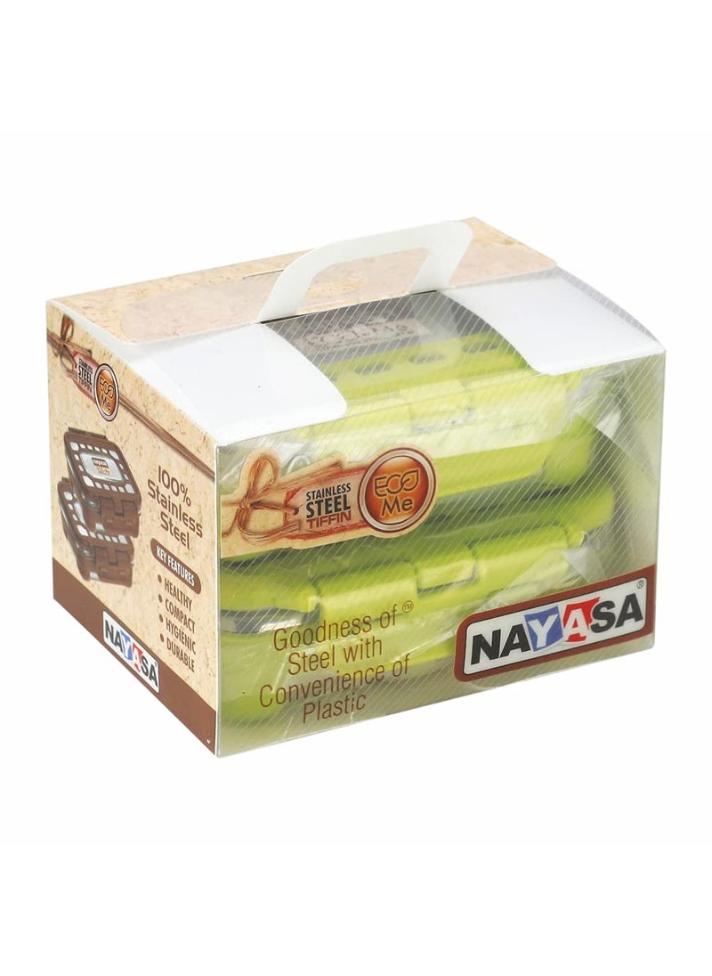 Nayasa Eco Me Chutney Box 160 ml - Set of 2 (Green)