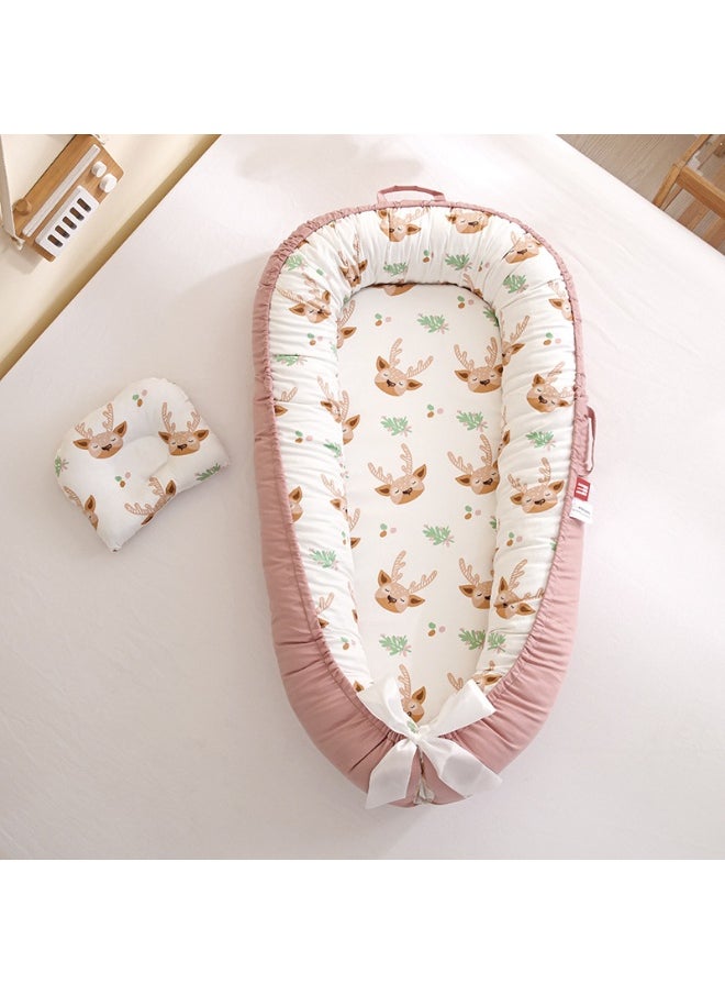 Baby Nest Bed - Removable, Washable, Portable Anti-Pressure Crib