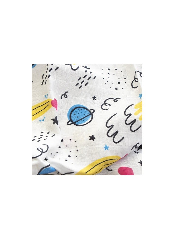 Yellow Doodle Organic Luxury Swaddle - Doodle Space