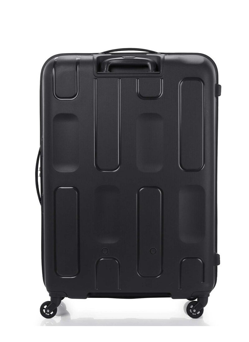 Ellipso Spinner 79 cm TSA Luggage Durable Hard Shell Suitcase Black travel trolly Bag
