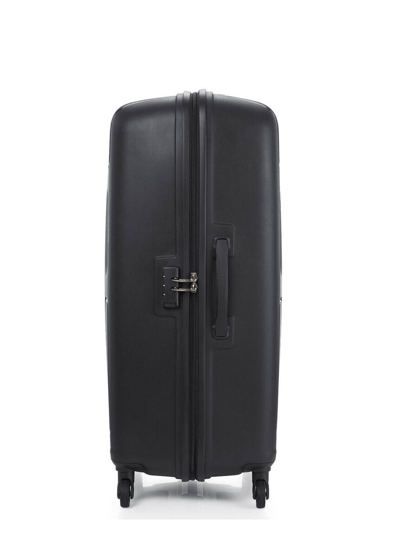 Ellipso Spinner 79 cm TSA Luggage Durable Hard Shell Suitcase Black travel trolly Bag