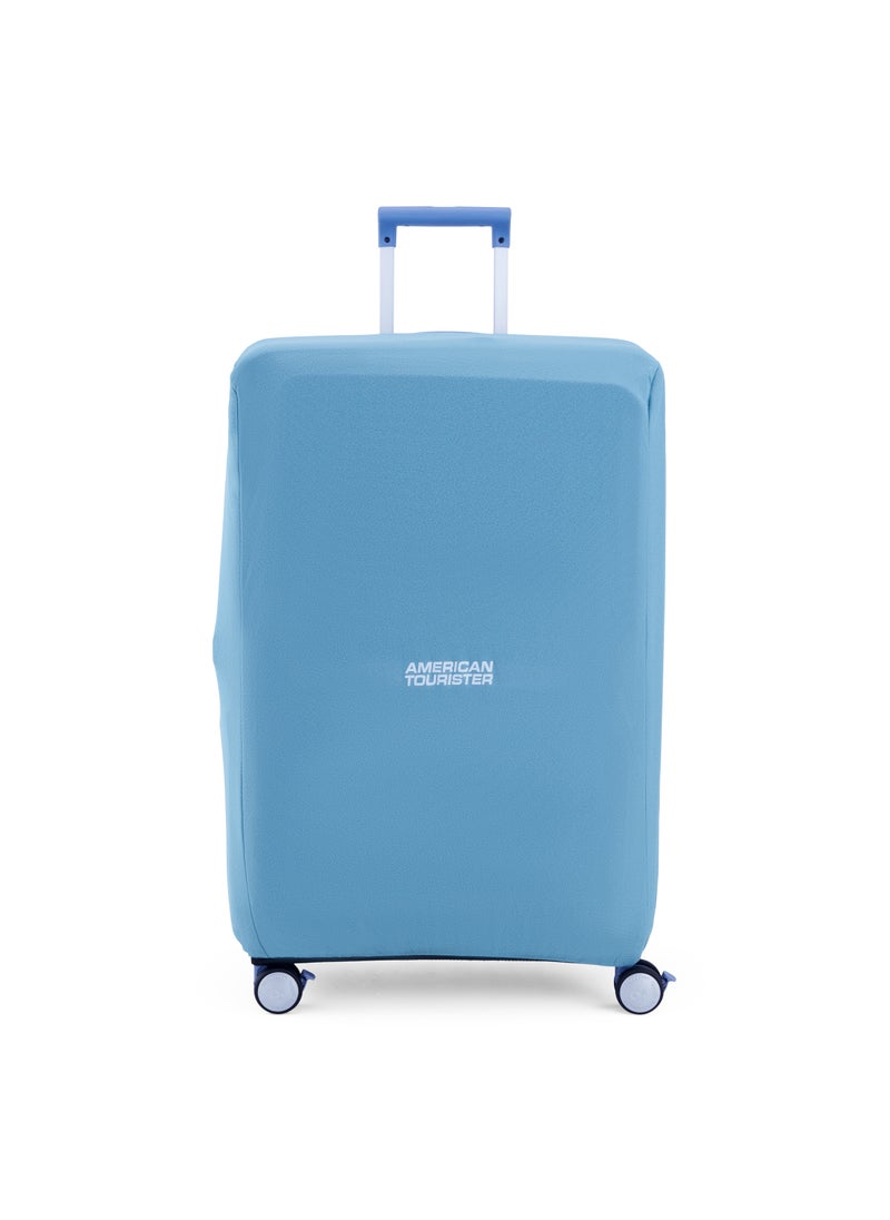 Trento Spinner 76 cm Large Luggage Elemental Blue Hard Shell TSA Lock Expandable Trolly Bag