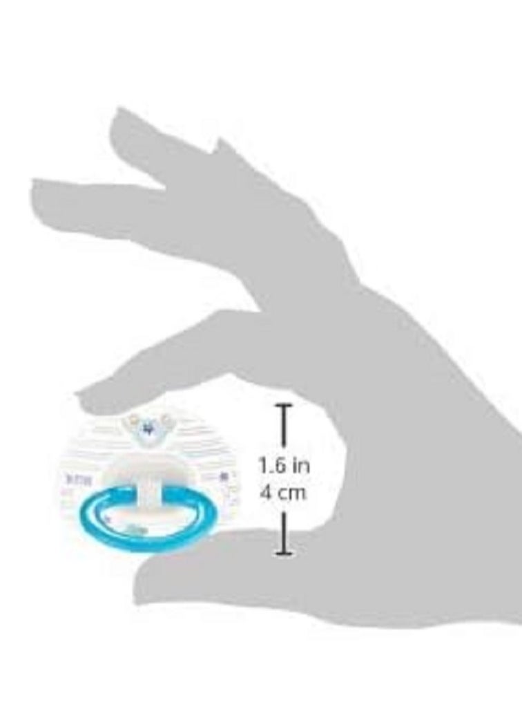 Happy Days Silicone Soother, 0-6m Pack of 1