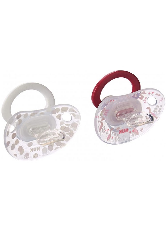 Happy Days Silicone Soother, 0-6m Pack of 1