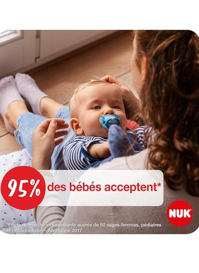 Pacifiers | 2-Pack Soothers | Heart  Nipple | BPA-Free Silicone Pacifiers  |  Sleep Anti-Flatulence  |  Baby Teething Toy