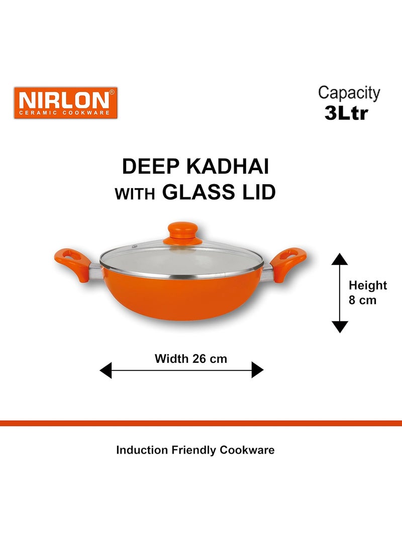 Nirlon Non-Stick Stylish Ceramic Cookware Gift Set