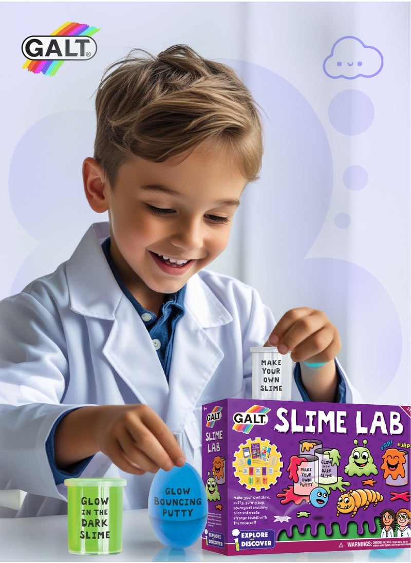 Slime Lab Science Kit for Kids | Glow Putty | Gummy Bugs | Noise Pot | STEM Learning Fun | 30.98 x 7 x 21.99cm
