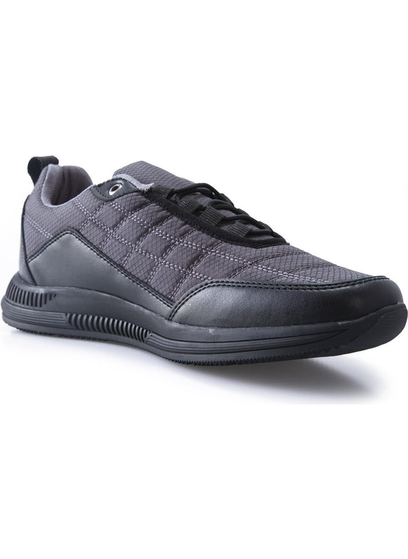 Tommylife Smoke Men's Lace-Up Quilted Faux Leather Detailed Sneakers - 89096