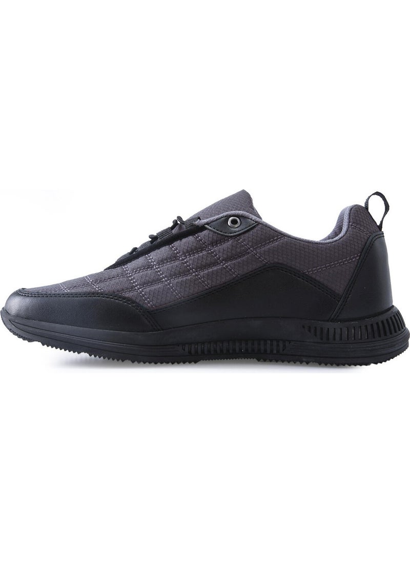 Tommylife Smoke Men's Lace-Up Quilted Faux Leather Detailed Sneakers - 89096
