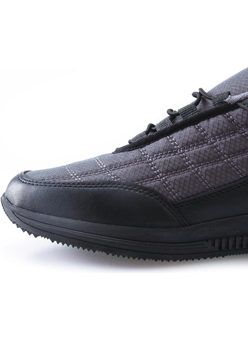 Tommylife Smoke Men's Lace-Up Quilted Faux Leather Detailed Sneakers - 89096
