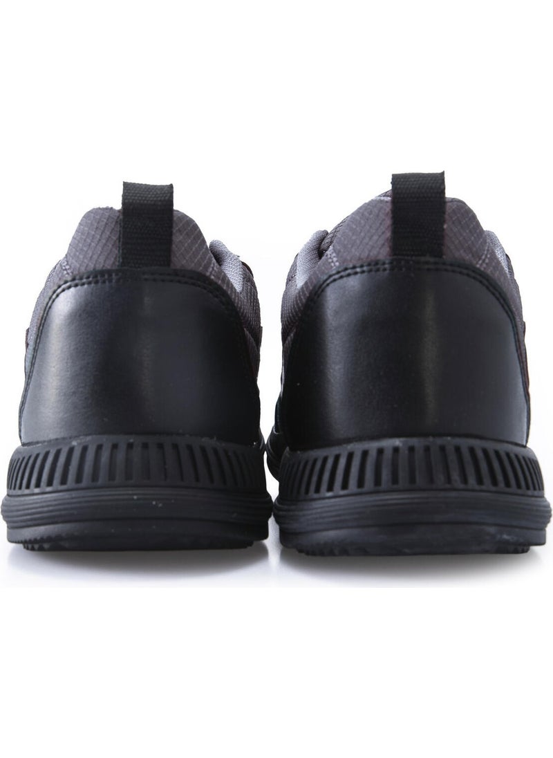 Tommylife Smoke Men's Lace-Up Quilted Faux Leather Detailed Sneakers - 89096
