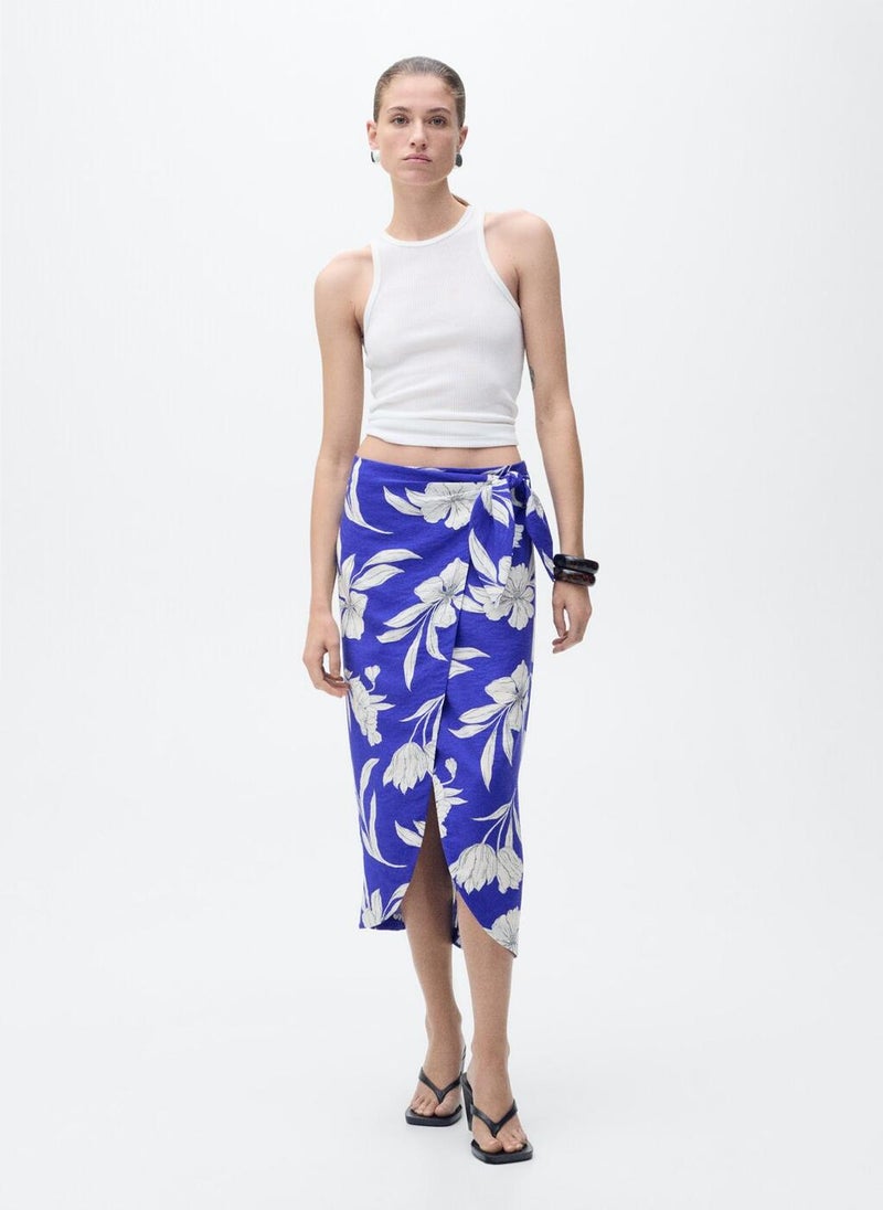 Floral Sarong Skirt
