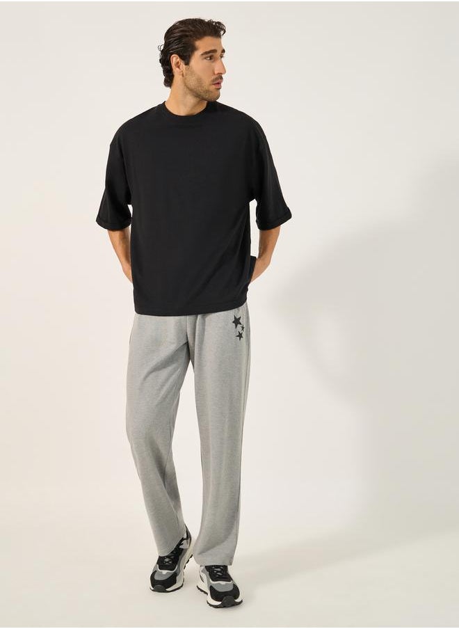 Mid Rise Relaxed Fit Terry Joggers