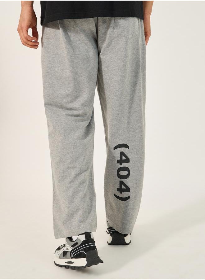 Mid Rise Relaxed Fit Terry Joggers
