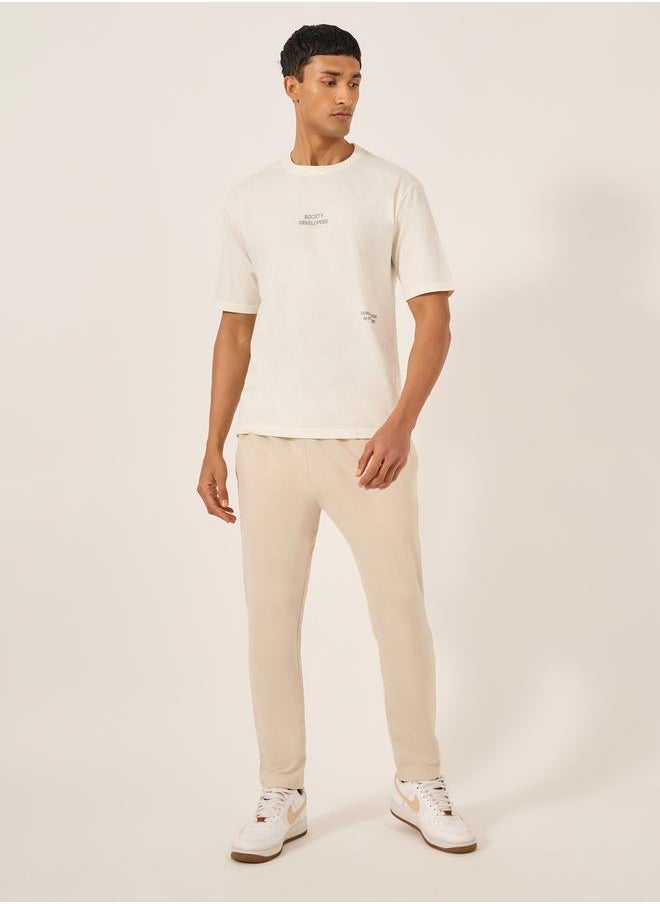 Eco Earth Slim Terry Open Hem Jogger with Welt Pockets