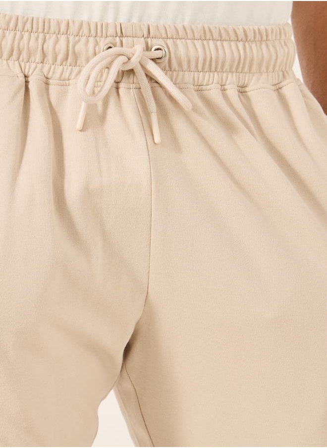 Eco Earth Slim Terry Open Hem Jogger with Welt Pockets