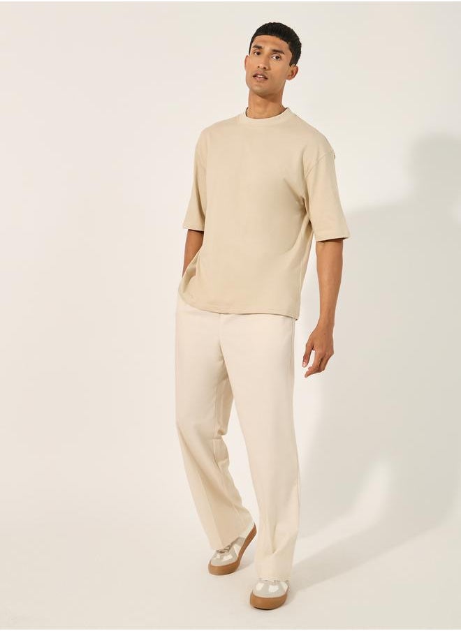 Elasticated Waistband Oversized Trousers