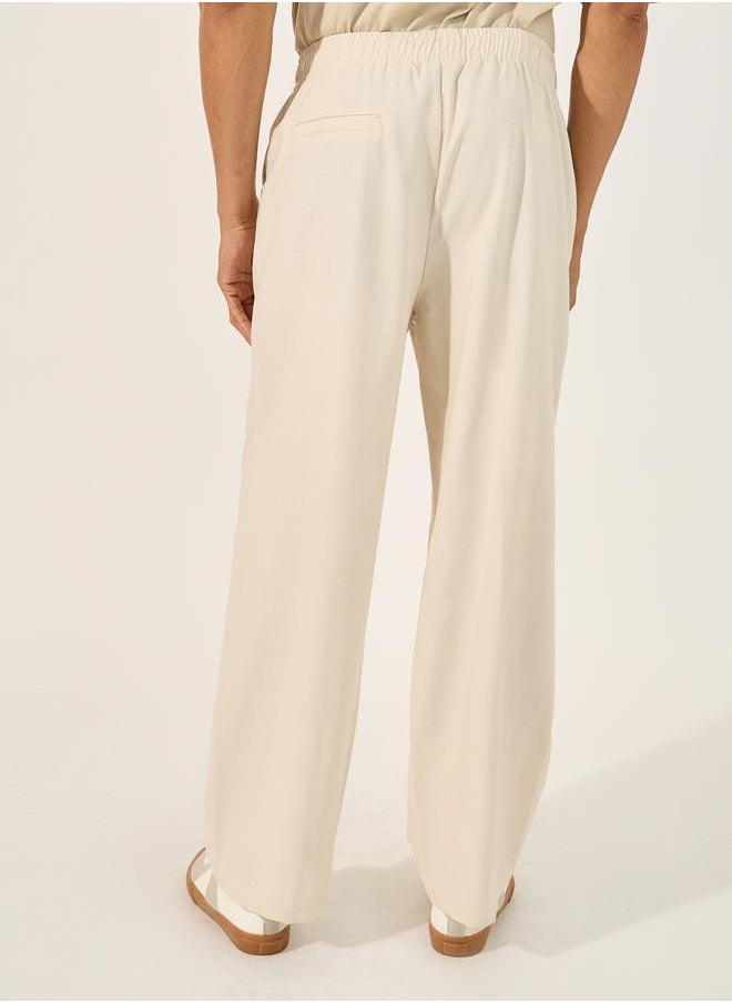Elasticated Waistband Oversized Trousers