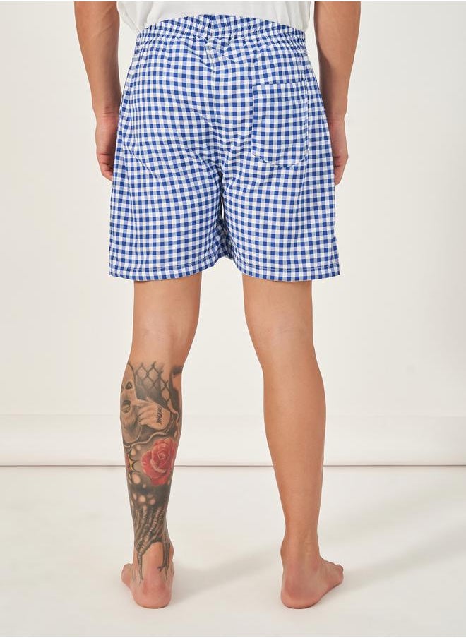 Pack of 2 - Checked Assorted Woven Boxers