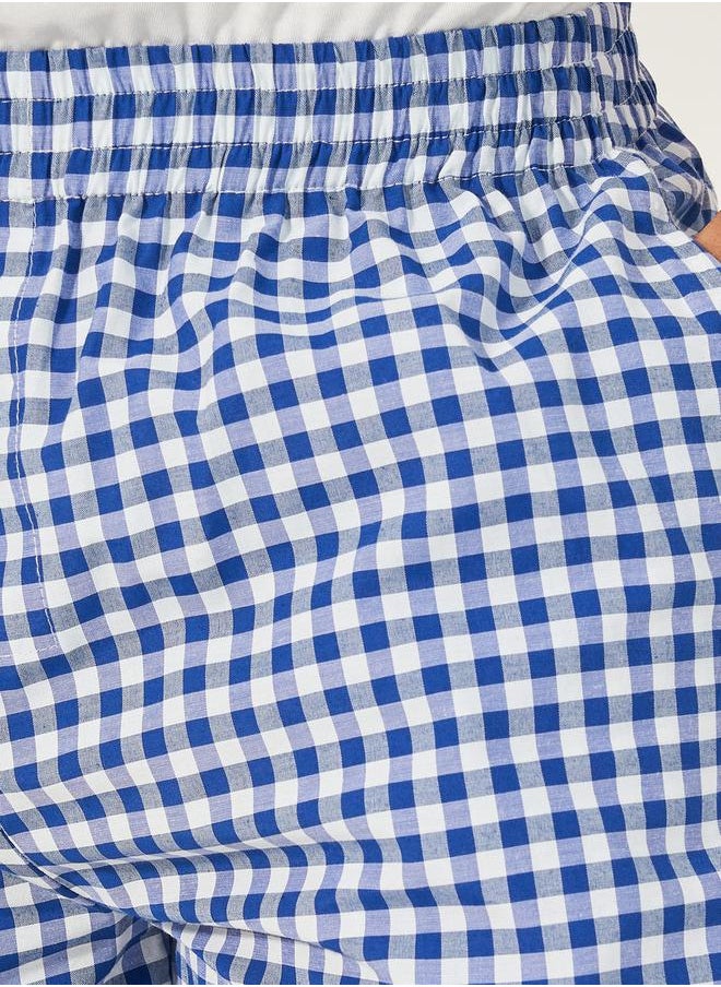 Pack of 2 - Checked Assorted Woven Boxers