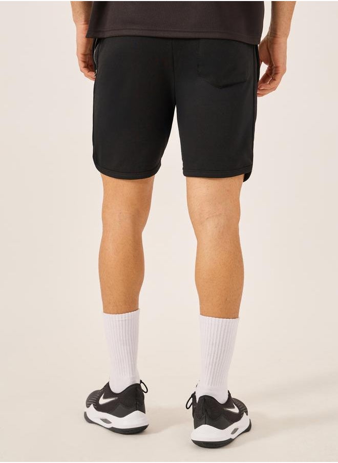 Fleece Cycling Shorts with Drawstring