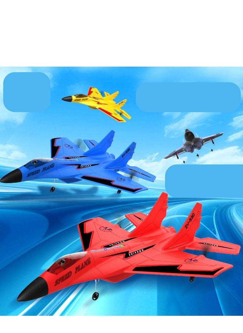 RC Plane – Remote Control Airplane for Kids & Adults, 2.4GHz Jet Plane with Night Light, Easy-to-Fly RC Airplane Toy for Beginners, Durable EPP Foam, Indoor & Outdoor Flying Toy for Boys 8-12