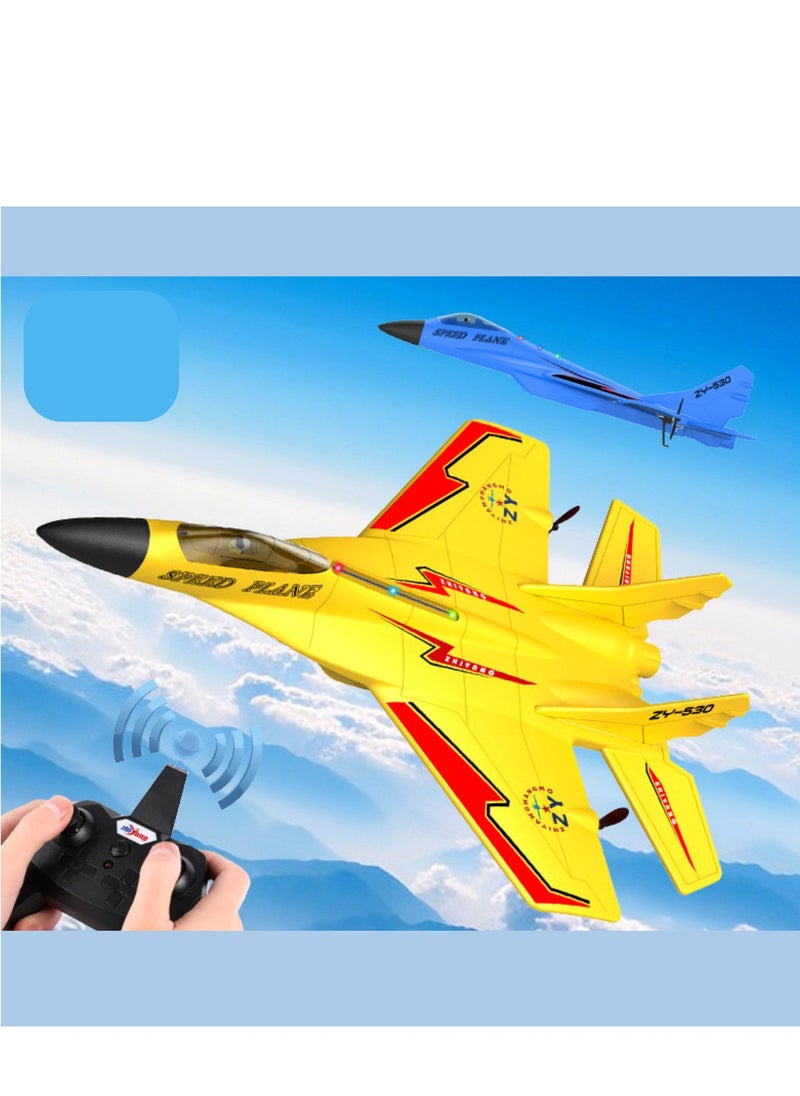 RC Plane – Remote Control Airplane for Kids & Adults, 2.4GHz Jet Plane with Night Light, Easy-to-Fly RC Airplane Toy for Beginners, Durable EPP Foam, Indoor & Outdoor Flying Toy for Boys 8-12
