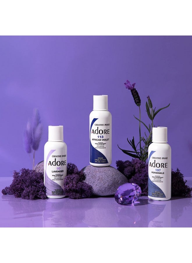 Semi Permanent Hair Color - Vegan And Cruelty-Free Hair Dye - 4 Fl Oz - 116 Purple Rage (Pack Of 1)
