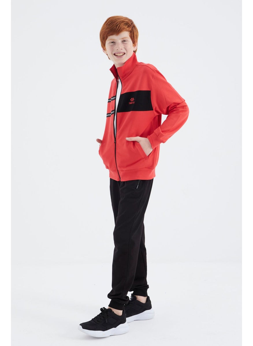 Fiesta Stand Collar Boy Sweatshirt - 11183