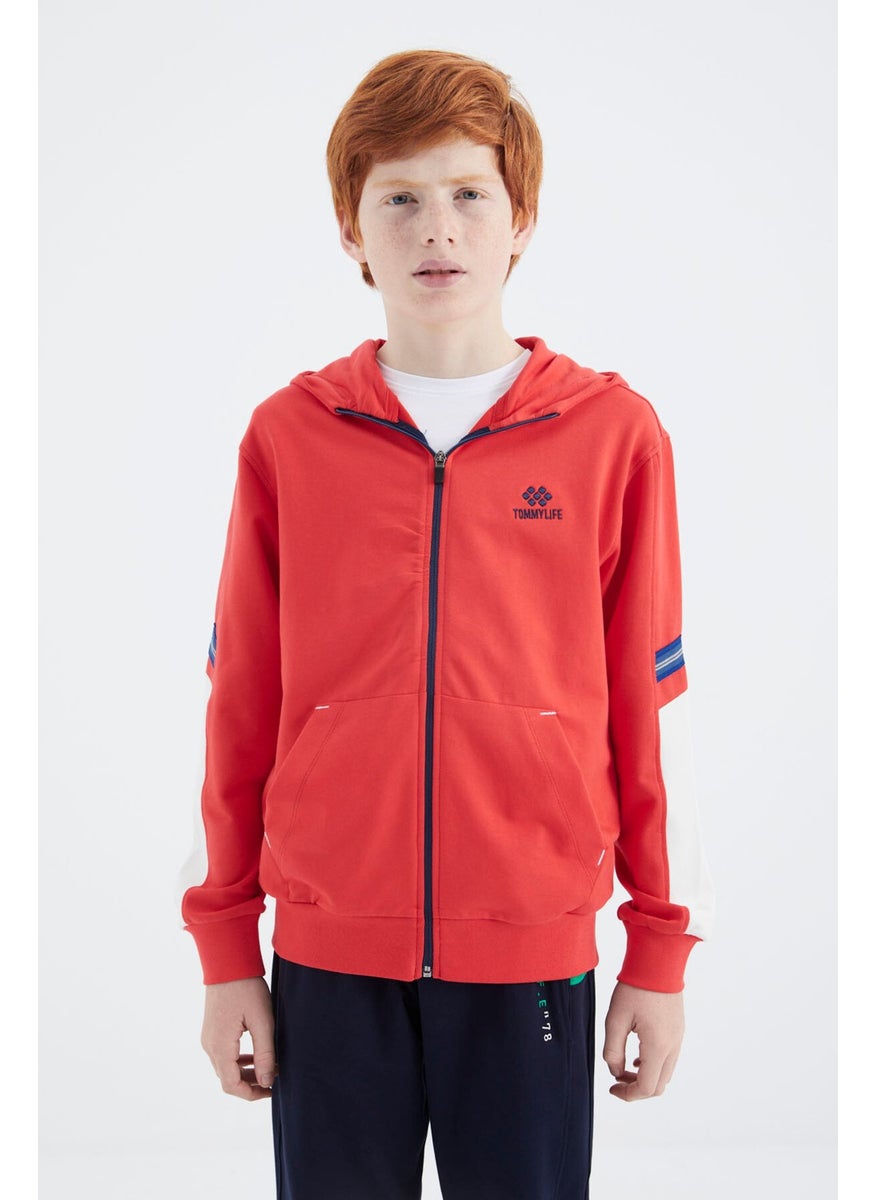 Fiesta Zippered Boys Sweatshirt - 11180