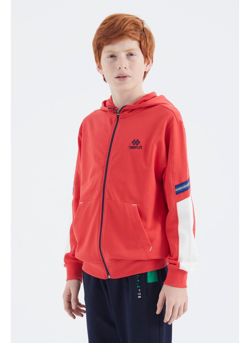 Fiesta Zippered Boys Sweatshirt - 11180